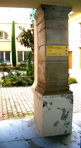Un pilier du cloître